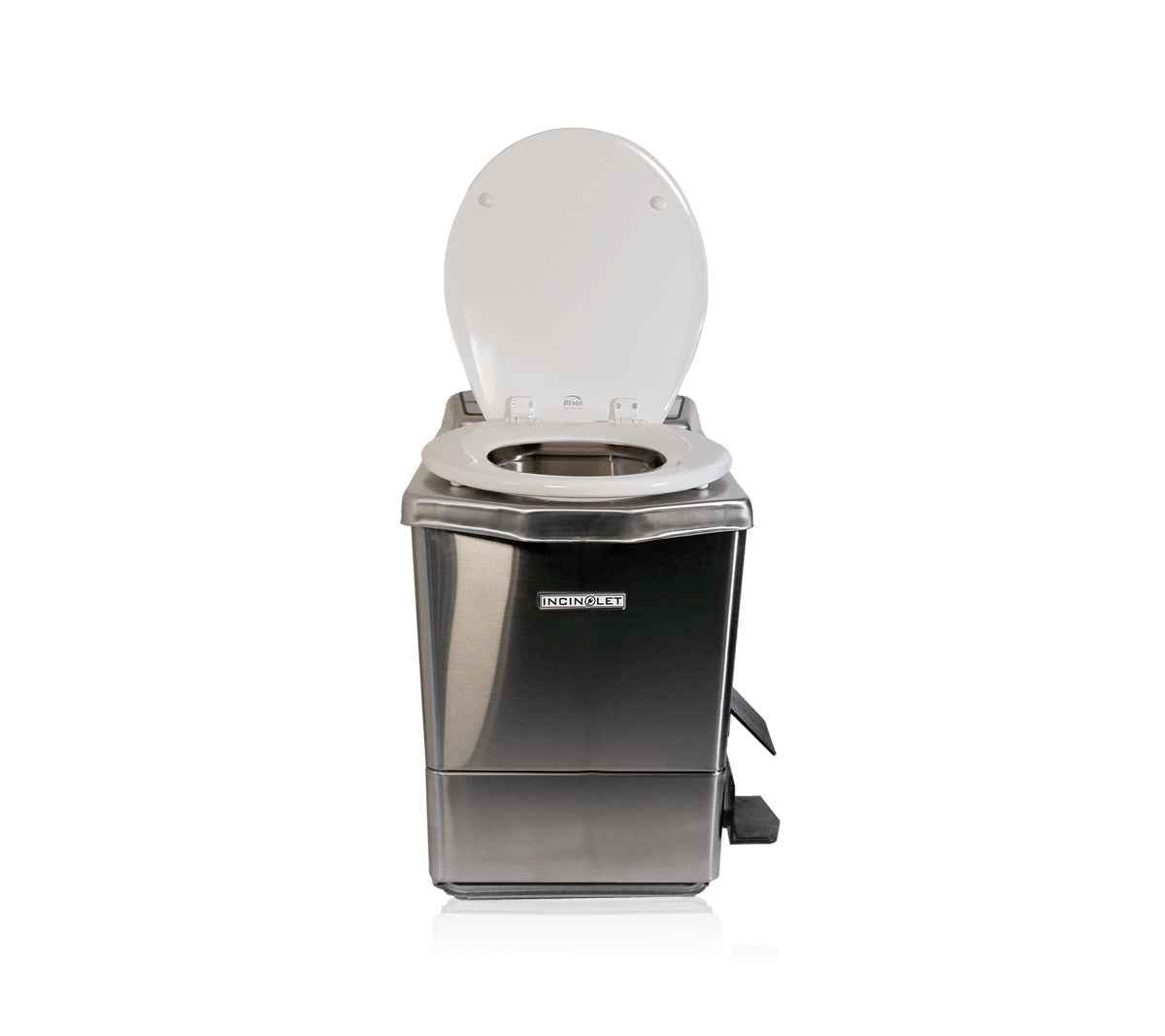 Incinolet Electric Incinerating Toilet, Vent Kit Bundle Included