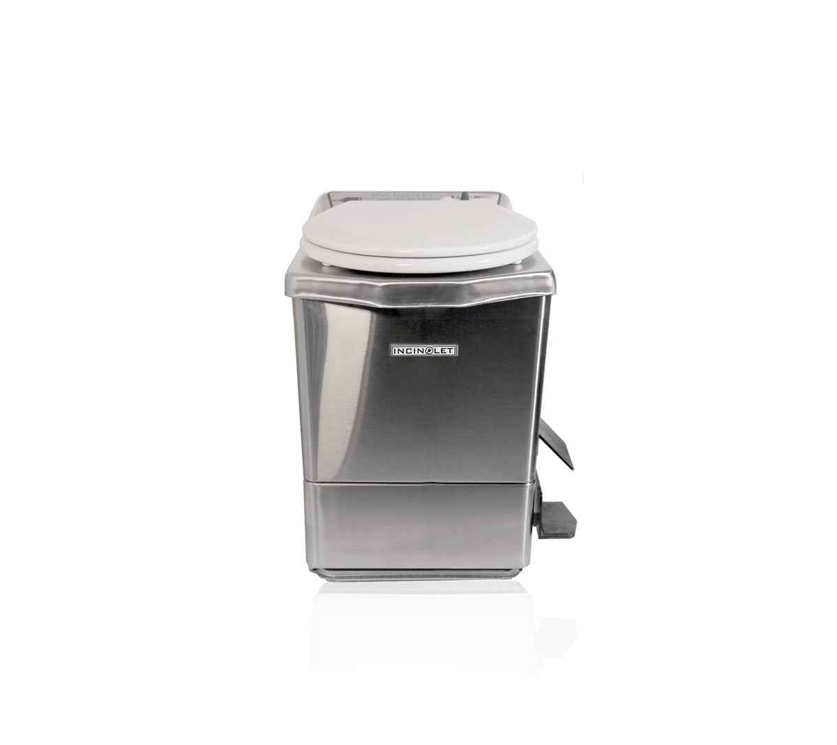 Incinolet Electric Incinerating Toilet, Vent Kit Bundle Included