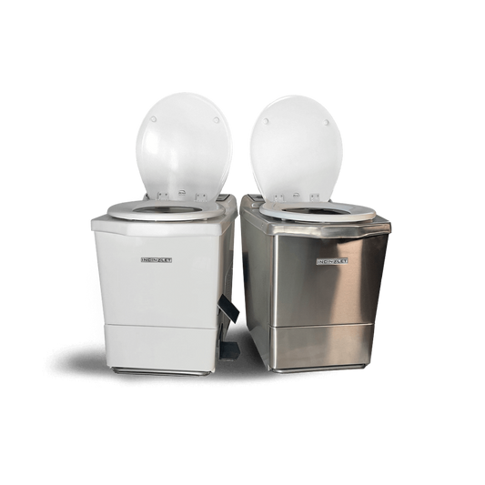 Incinolet Electric Incinerating Toilet, Vent Kit Bundle Included