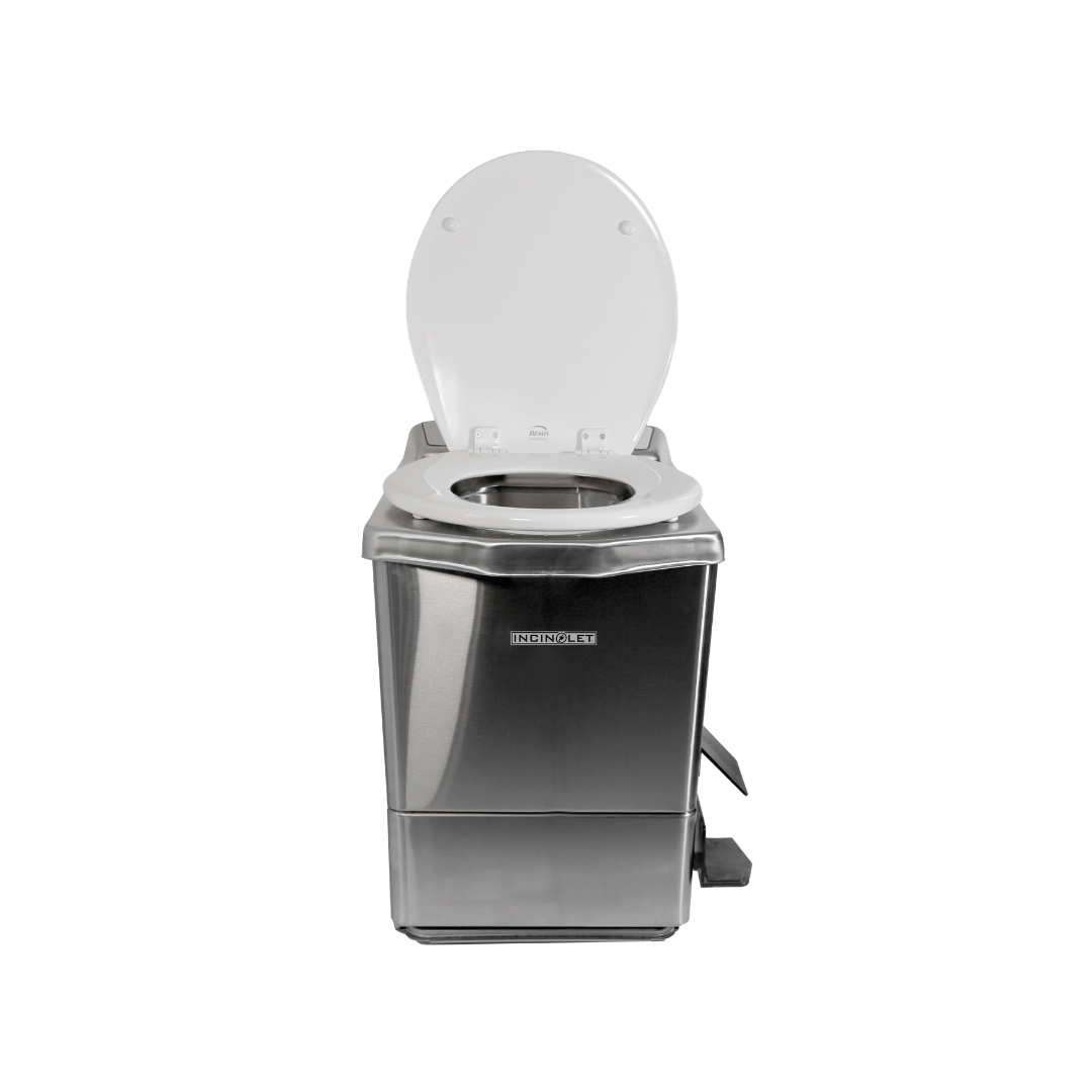 Incinolet Electric Incinerating Toilet, Vent Kit Bundle Included