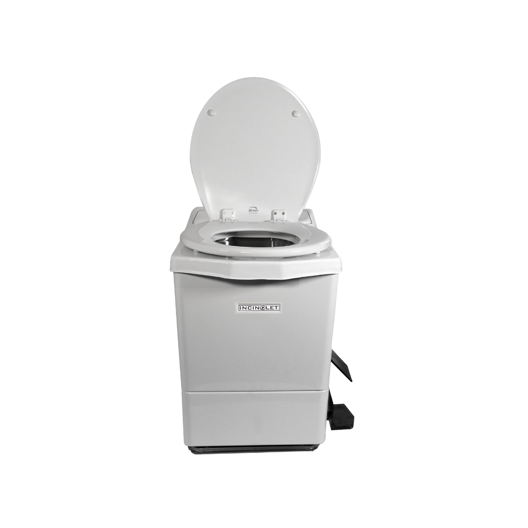 Incinolet Electric Incinerating Toilet, Vent Kit Bundle Included