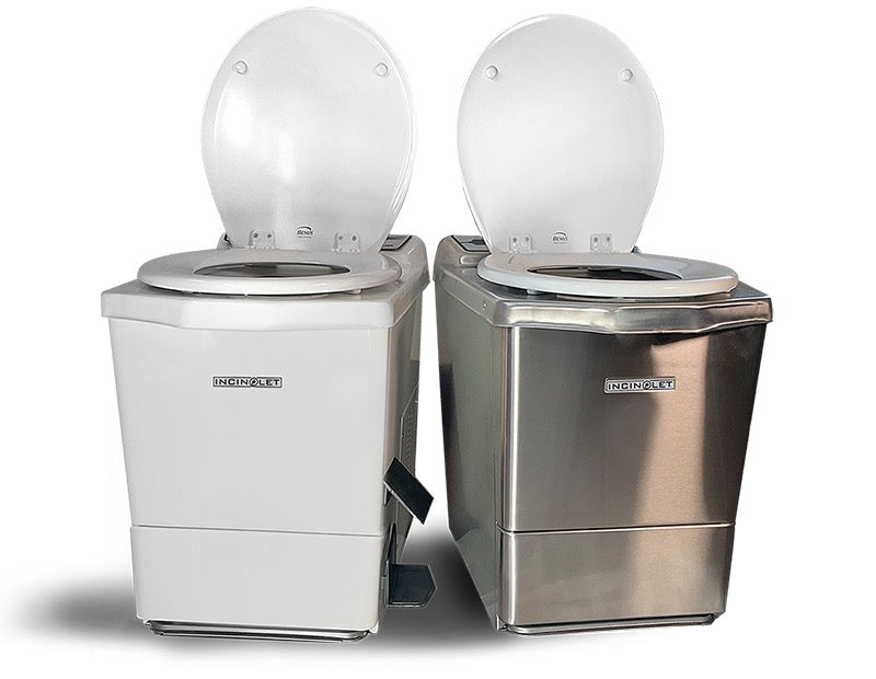 Incinolet Electric Incinerating Toilet with Vent Kit Bundle Included - Incinolet Canada