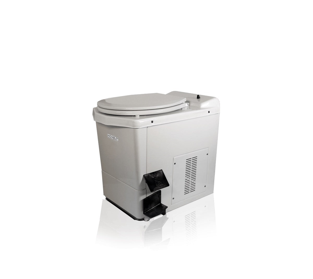 Incinolet Electric Incinerating Toilet with Vent Kit Bundle Included